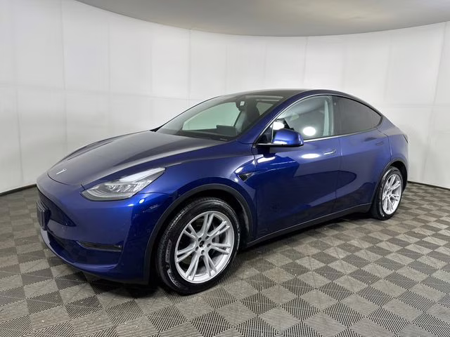 2021 Deep Blue Metallic Tesla Model Y Long Range AWD SUV
