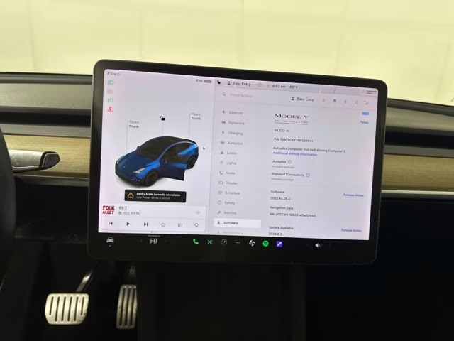 2022 Deep Blue Metallic Tesla Model Y Performance AWD SUV