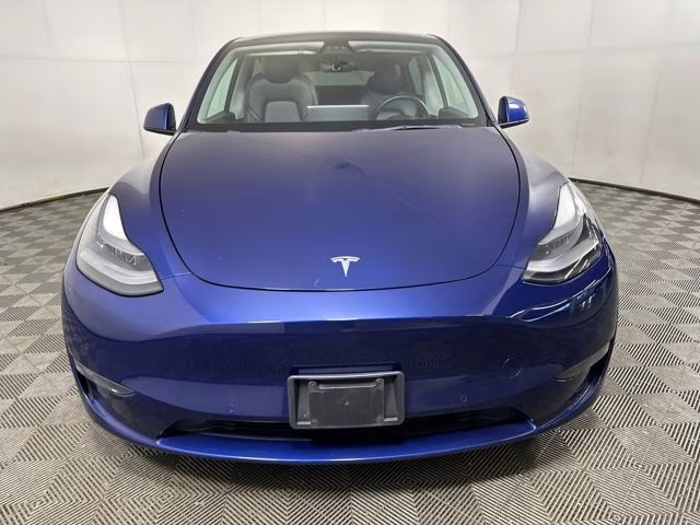 2022 Deep Blue Metallic Tesla Model Y Performance AWD SUV