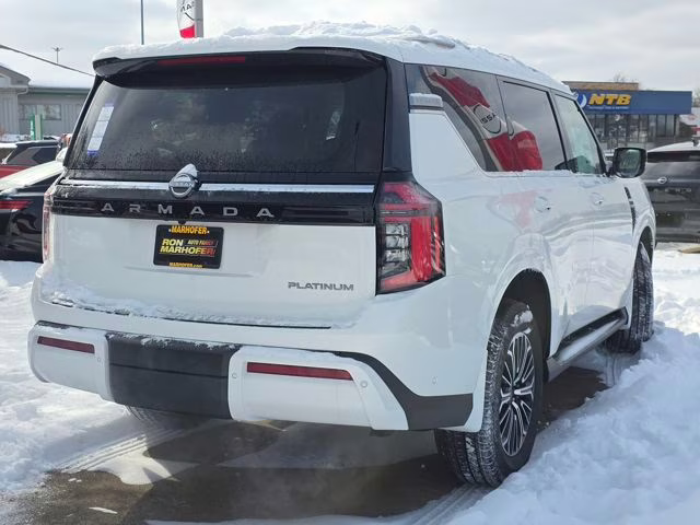 2026 Aspen White Tricoat Nissan Armada Platinum 4X4 SUV