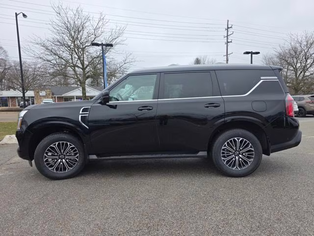 2026 Super Black Nissan Armada Platinum 4X4 SUV