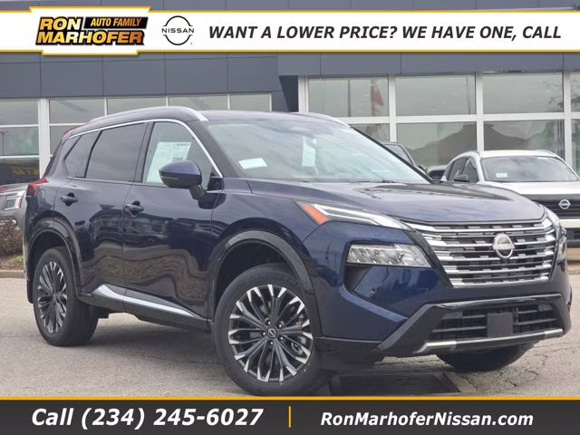2026 Deep Ocean Blue Pearl Nissan Rogue Platinum AWD SUV