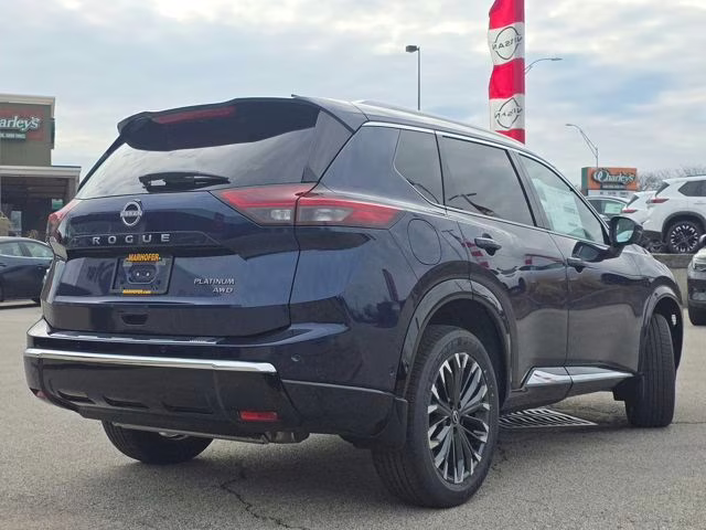2026 Deep Ocean Blue Pearl Nissan Rogue Platinum AWD SUV