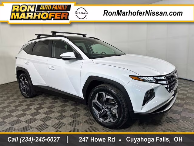 2024 White Pearl Hyundai Tucson Hybrid SEL Convenience AWD SUV