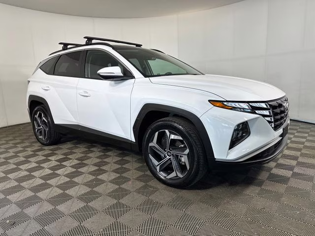 2024 White Pearl Hyundai Tucson Hybrid SEL Convenience AWD SUV
