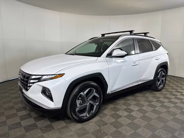 2024 White Pearl Hyundai Tucson Hybrid SEL Convenience AWD SUV