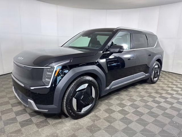 2024 Aurora Black Pearl Kia EV9 Wind AWD SUV