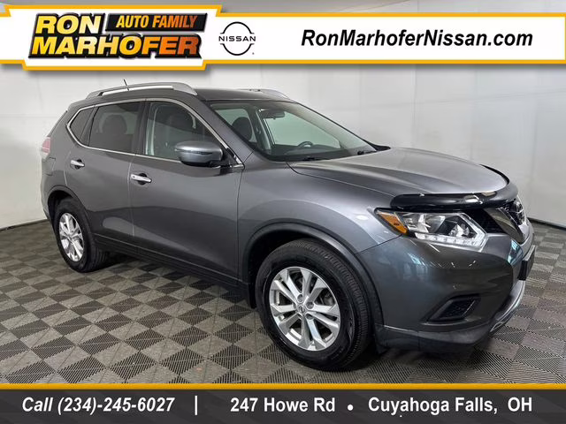 2016 Gun Metallic Nissan Rogue SV AWD SUV