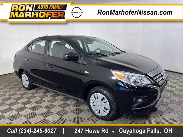 2024 Jet Black Metallic Mitsubishi Mirage G4 ES FWD Sedan