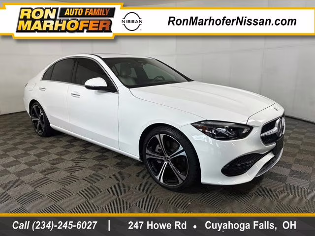 2022 Polar White Mercedes-Benz C-Class C 300 RWD Sedan