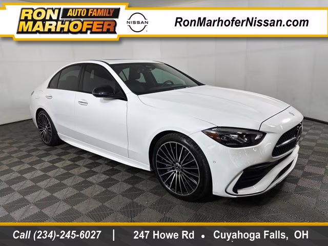 2023 Polar White Mercedes-Benz C-Class C 300 RWD Sedan