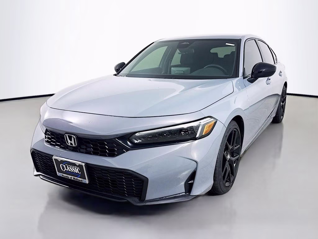2026 Urban Gray Pearl Honda Civic Sport FWD Hatchback