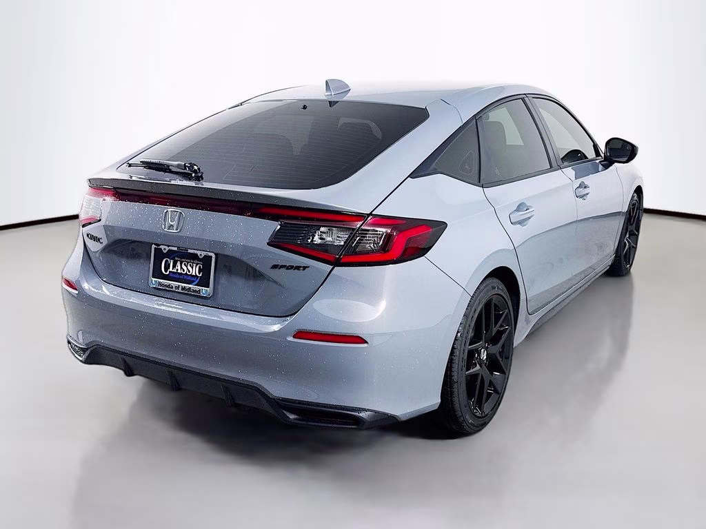 2026 Urban Gray Pearl Honda Civic Sport FWD Hatchback