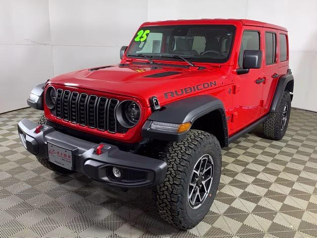 2025 Firecracker Red Clearcoat Jeep Wrangler Rubicon 4X4 SUV