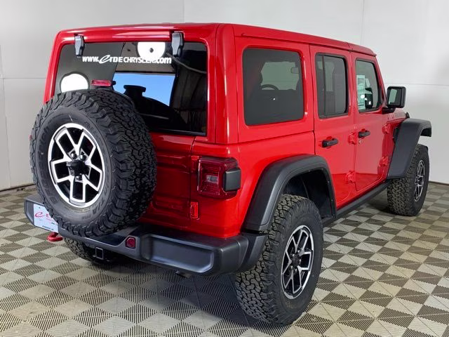 2025 Firecracker Red Clearcoat Jeep Wrangler Rubicon 4X4 SUV