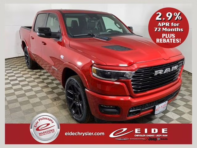 2026 Molten Red Pearlcoat Ram 1500 Laramie 4X4 Truck