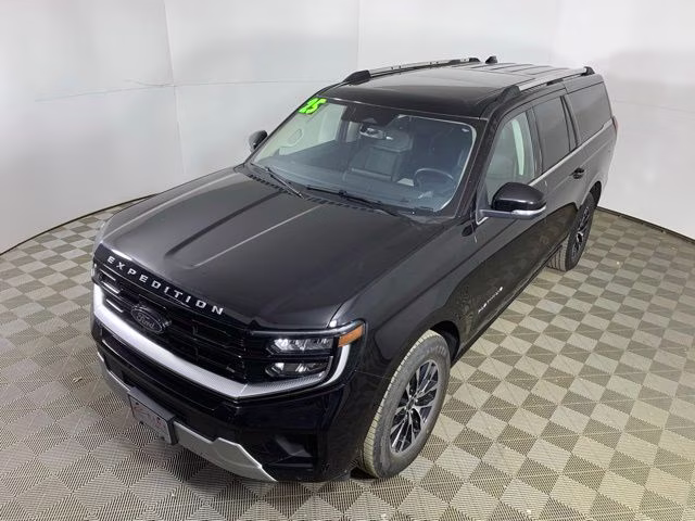 2025 Agate Black Metallic Ford Expedition Max Platinum 4X4 SUV