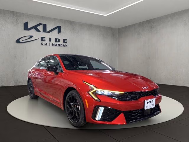 2026 Runway Red Kia K5 GT-Line AWD Sedan