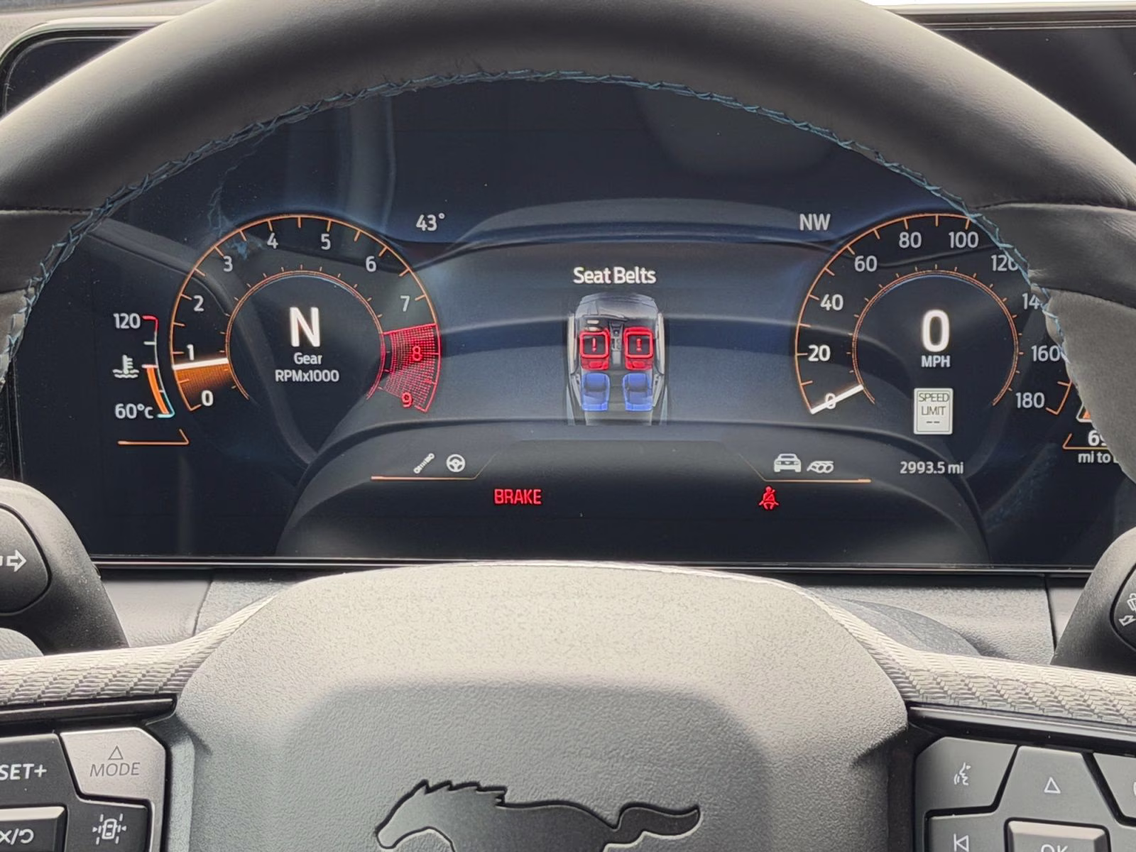 2024 Dark Matter Gray Metallic Ford Mustang Dark Horse RWD Coupe