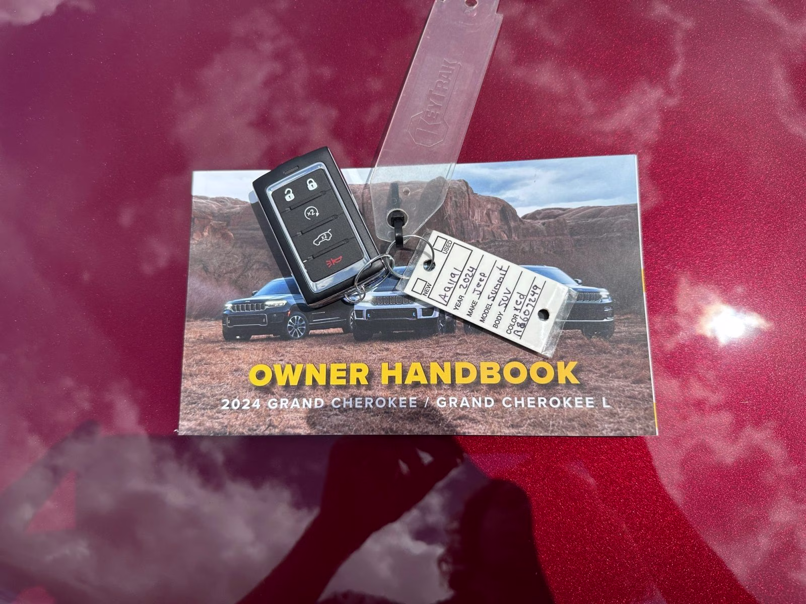 2024 Velvet Red Pearlcoat Jeep Grand Cherokee Summit 4X4 SUV