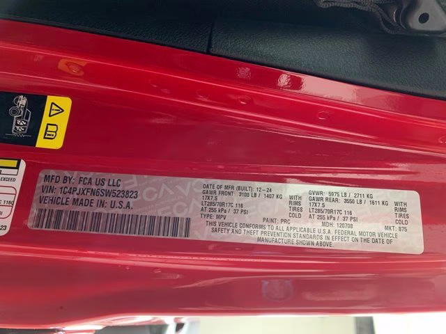 2025 Firecracker Red Clearcoat Jeep Wrangler Rubicon 4X4 SUV