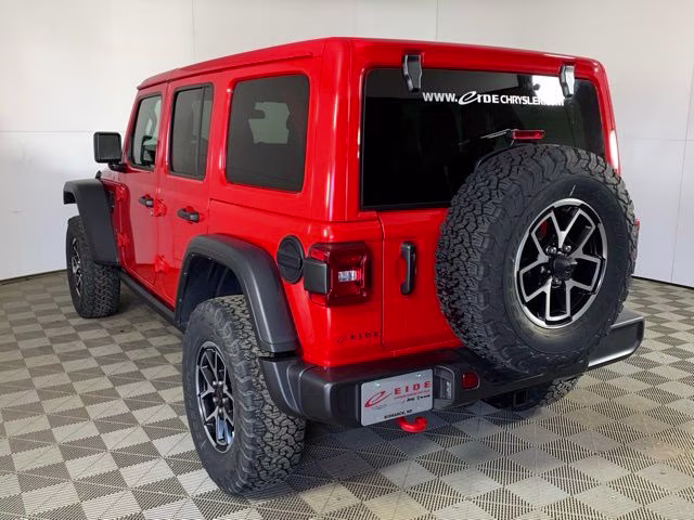 2025 Firecracker Red Clearcoat Jeep Wrangler Rubicon 4X4 SUV