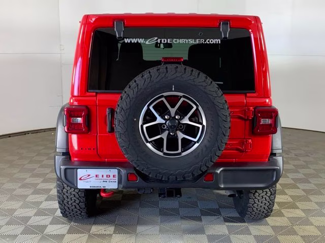 2025 Firecracker Red Clearcoat Jeep Wrangler Rubicon 4X4 SUV