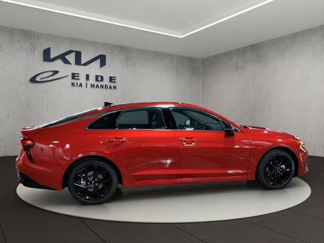 2026 Runway Red Kia K5 GT-Line AWD Sedan