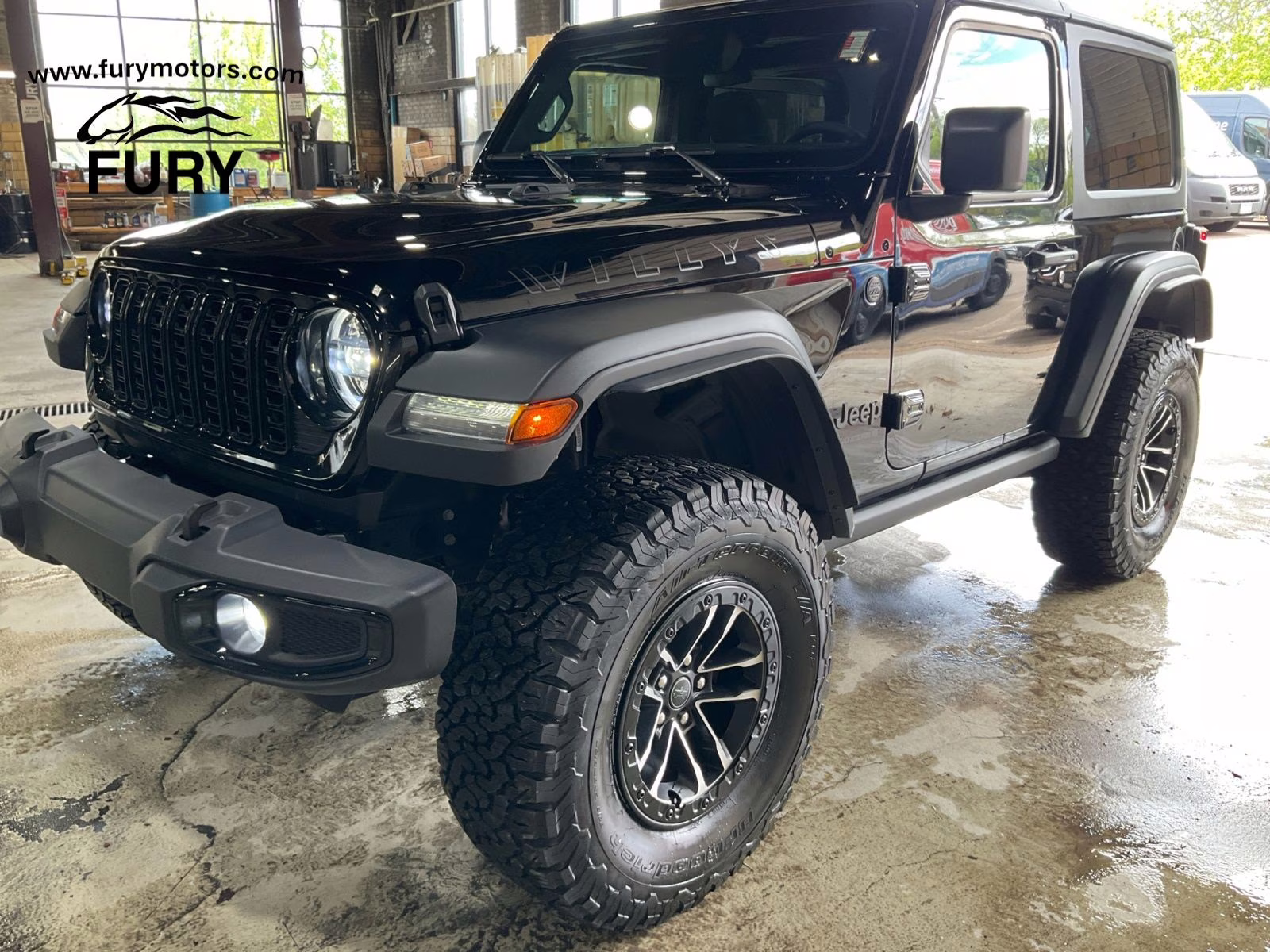 2026 Black Clearcoat Jeep Wrangler Willys 4X4 SUV