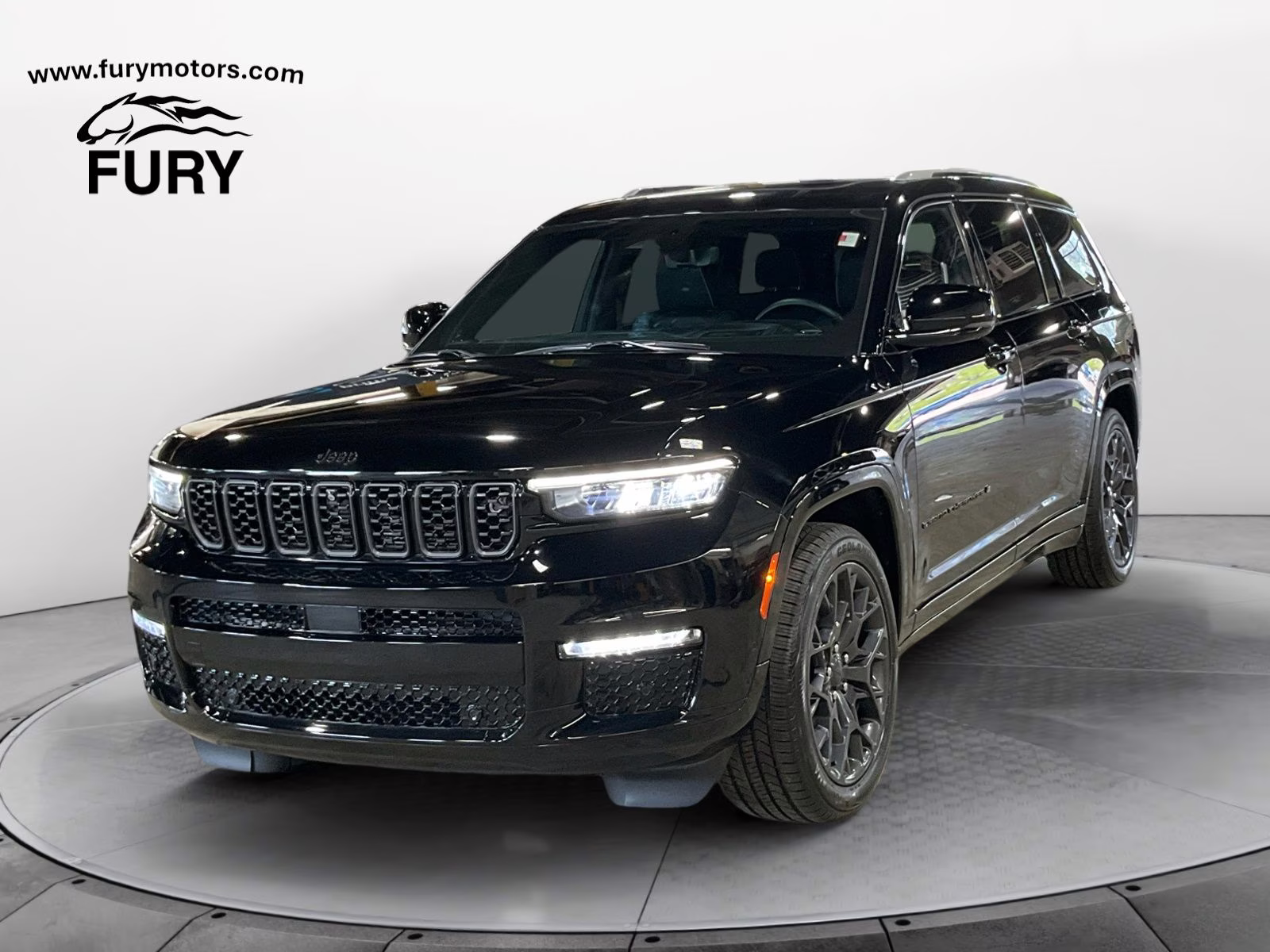 2023 Diamond Black Crystal Pearlcoat Jeep Grand Cherokee L Summit 4X4 SUV