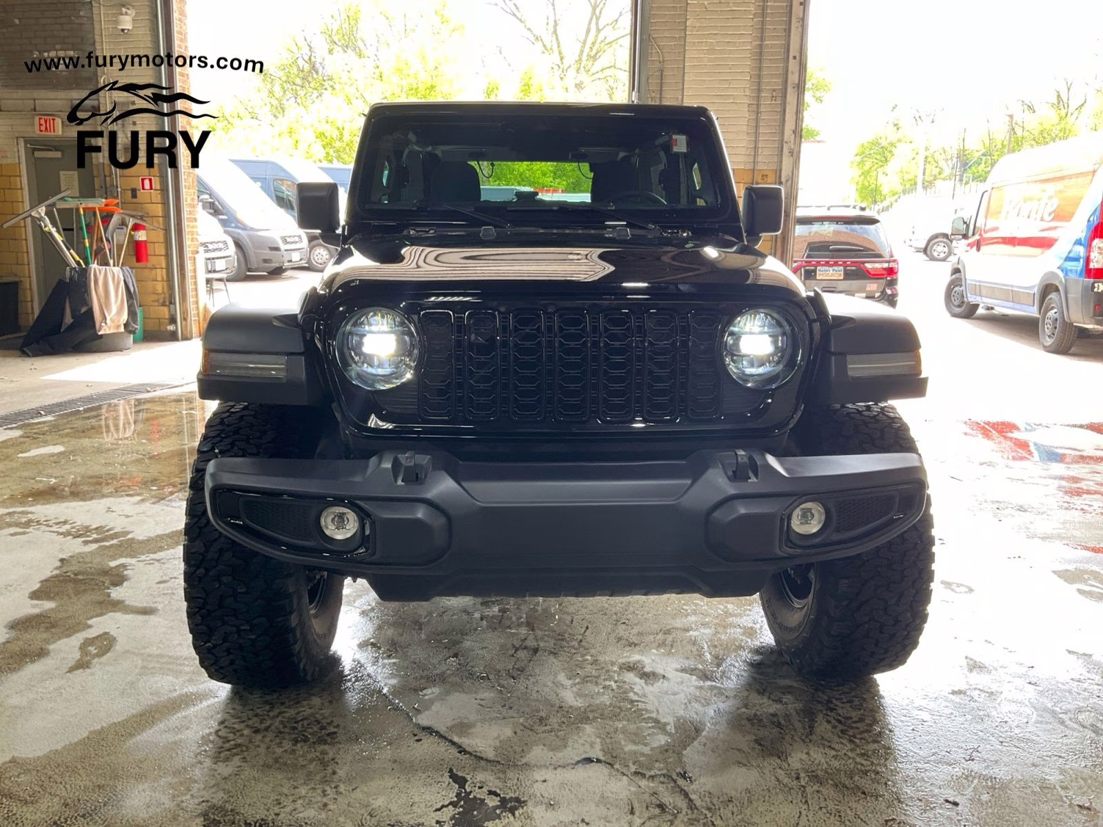 2026 Black Clearcoat Jeep Wrangler Willys 4X4 SUV