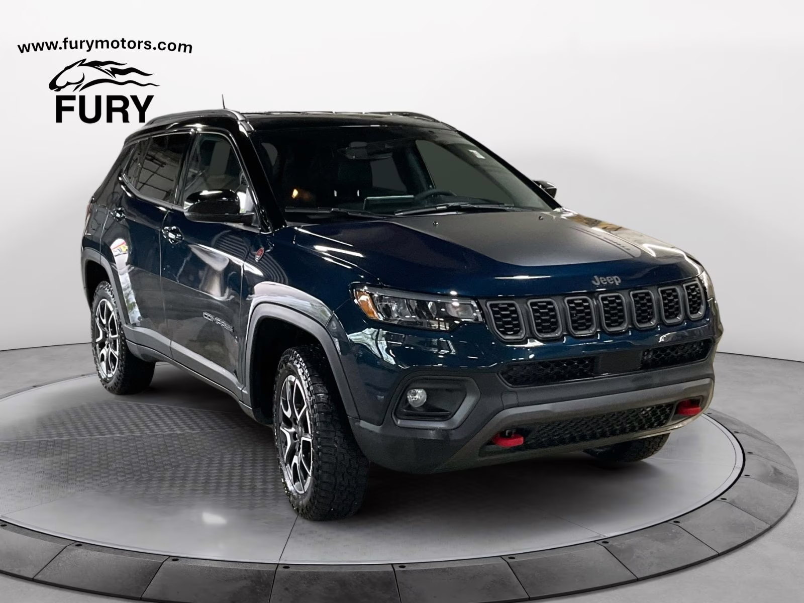 2024 Fathom Blue Pearlcoat Jeep Compass Trailhawk 4X4 SUV