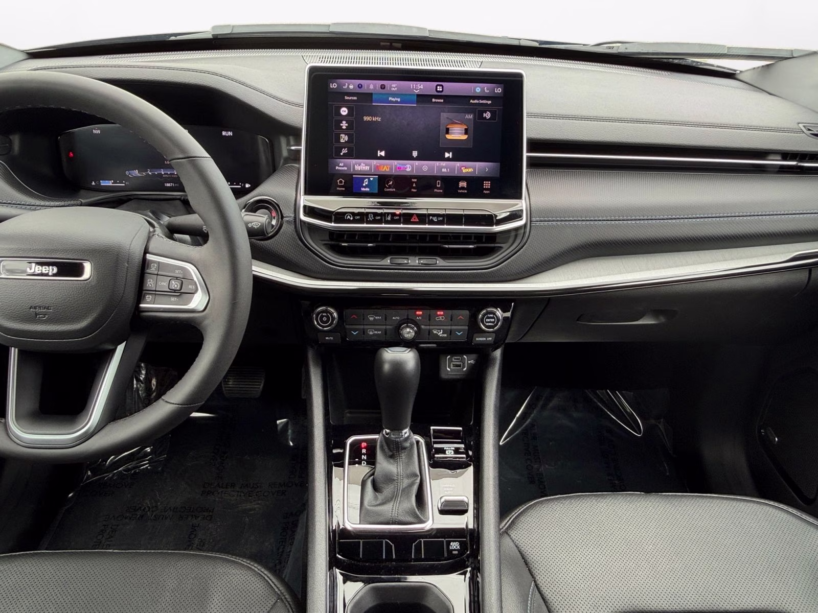 2025 Diamond Black Crystal Pearlcoat Jeep Compass Limited 4X4 SUV