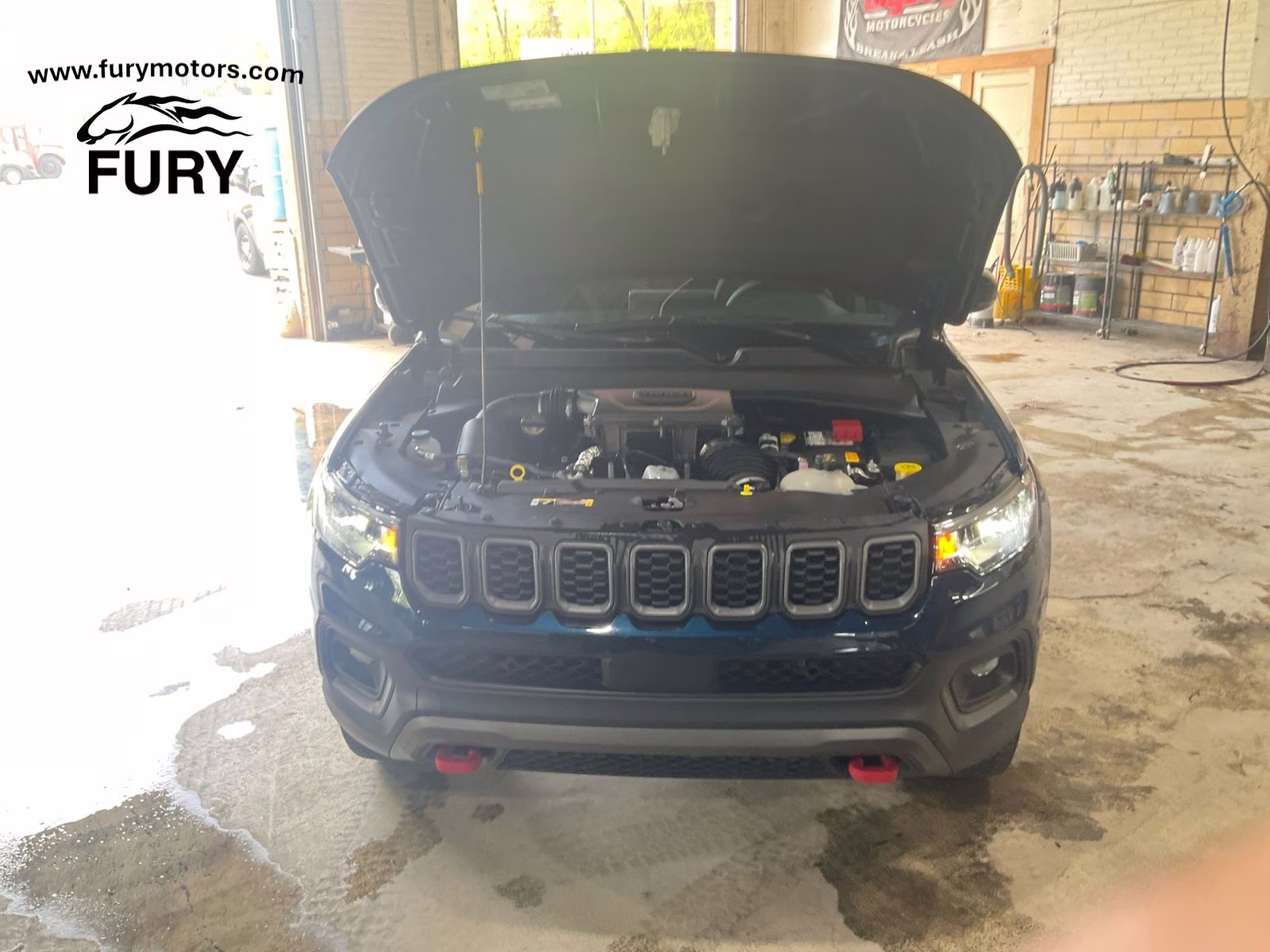 2024 Fathom Blue Pearlcoat Jeep Compass Trailhawk 4X4 SUV