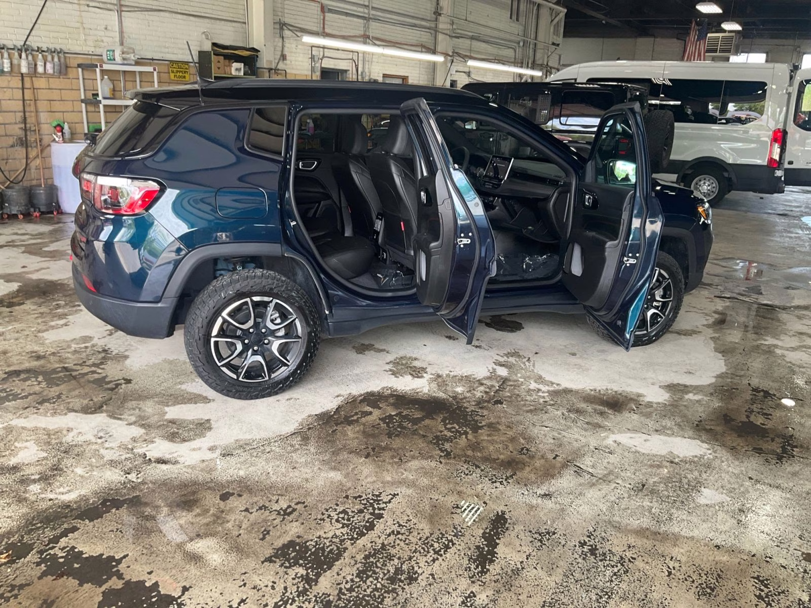 2024 Fathom Blue Pearlcoat Jeep Compass Trailhawk 4X4 SUV