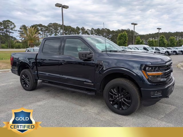 2025 Blue Metallic Ford F-150 XLT 4X4 Truck