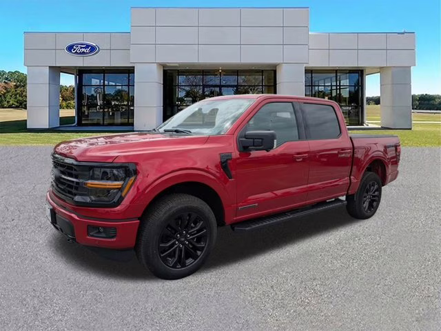 2025 Red Metallic Ford F-150 XLT 4X4 Truck