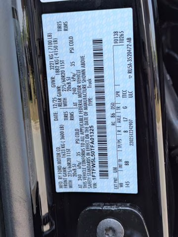 2026 Black Metallic Ford F-150 LARIAT 4X4 Truck