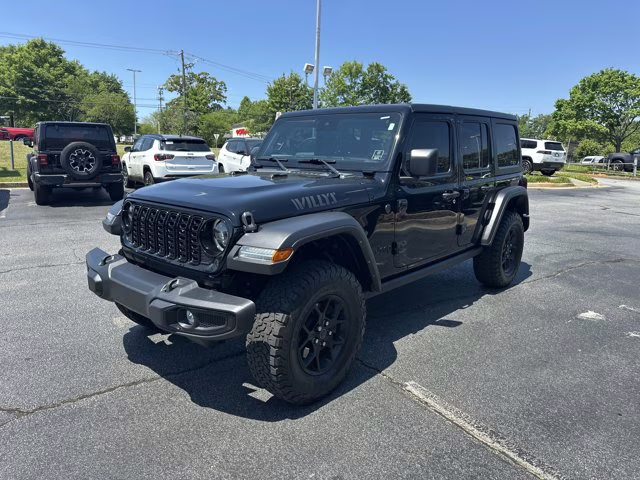 2024 Black Clearcoat Jeep Wrangler 4X4 Convertible