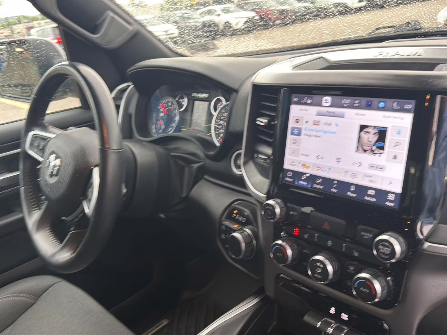 2023 Billet Silver Metallic Clearcoat Ram 1500 Big Horn 4X4 Truck