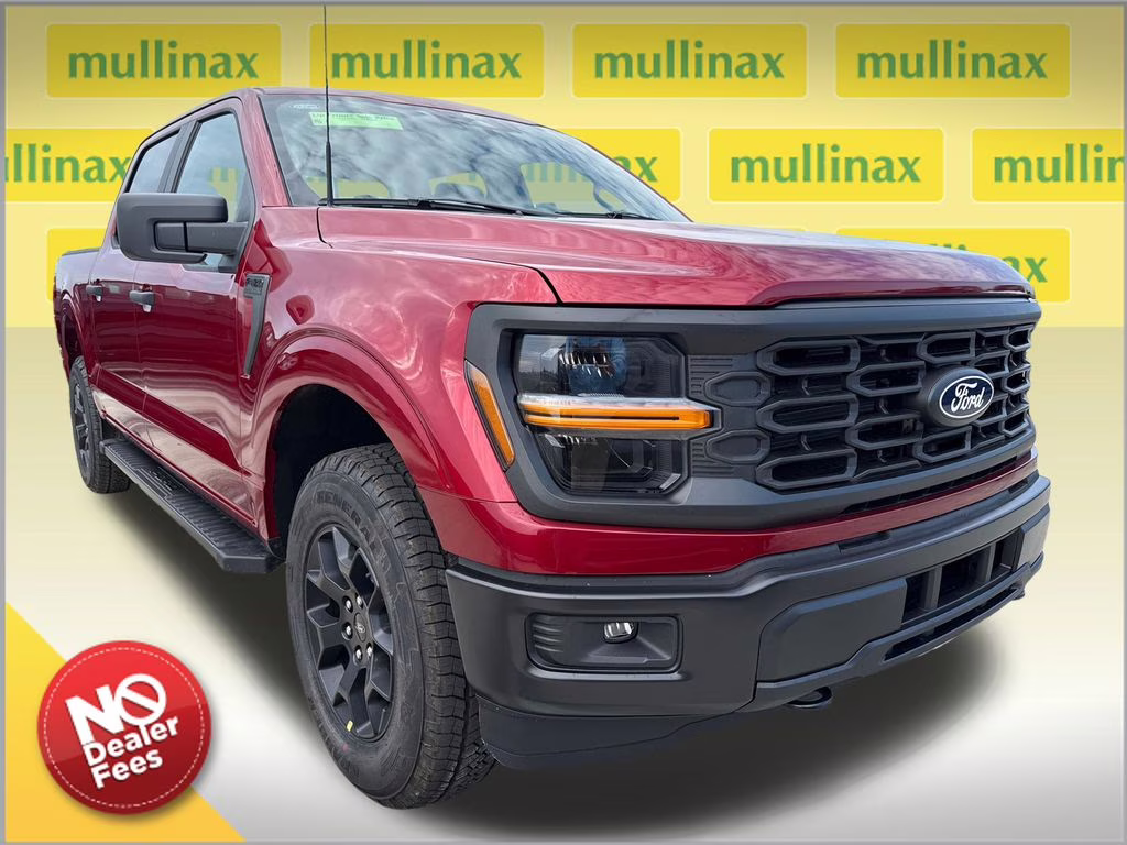 2026 Ruby Red Metallic Tinted Clearcoat Ford F-150 STX 4X4 Truck