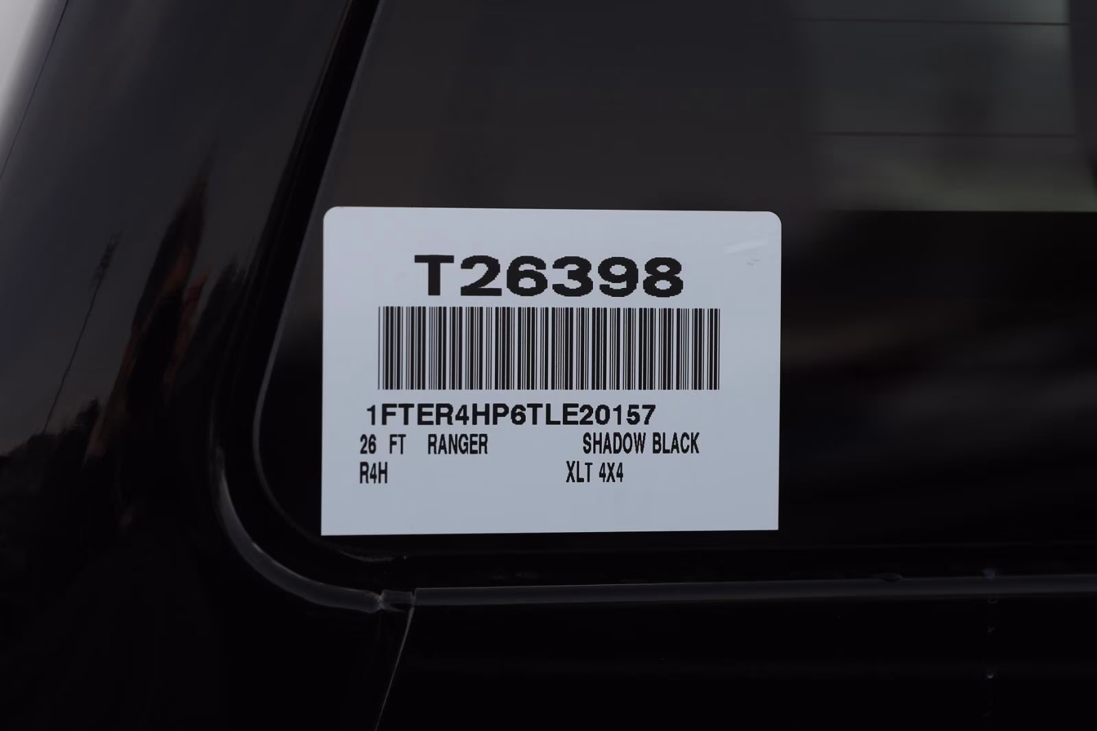 2026 Shadow Black Ford Ranger XLT 4X4 Truck