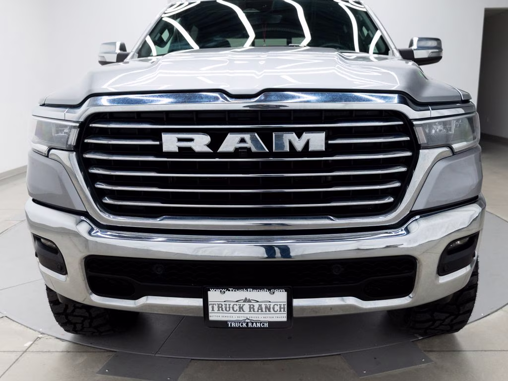 2025 Billet Silver Metallic Clearcoat Ram 1500 Laramie 4X4 Truck