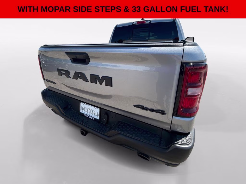 2025 Billet Silver Metallic Clearcoat Ram 1500 Rebel 4X4 Truck