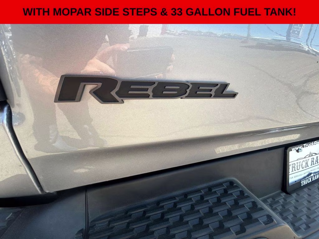 2025 Billet Silver Metallic Clearcoat Ram 1500 Rebel 4X4 Truck