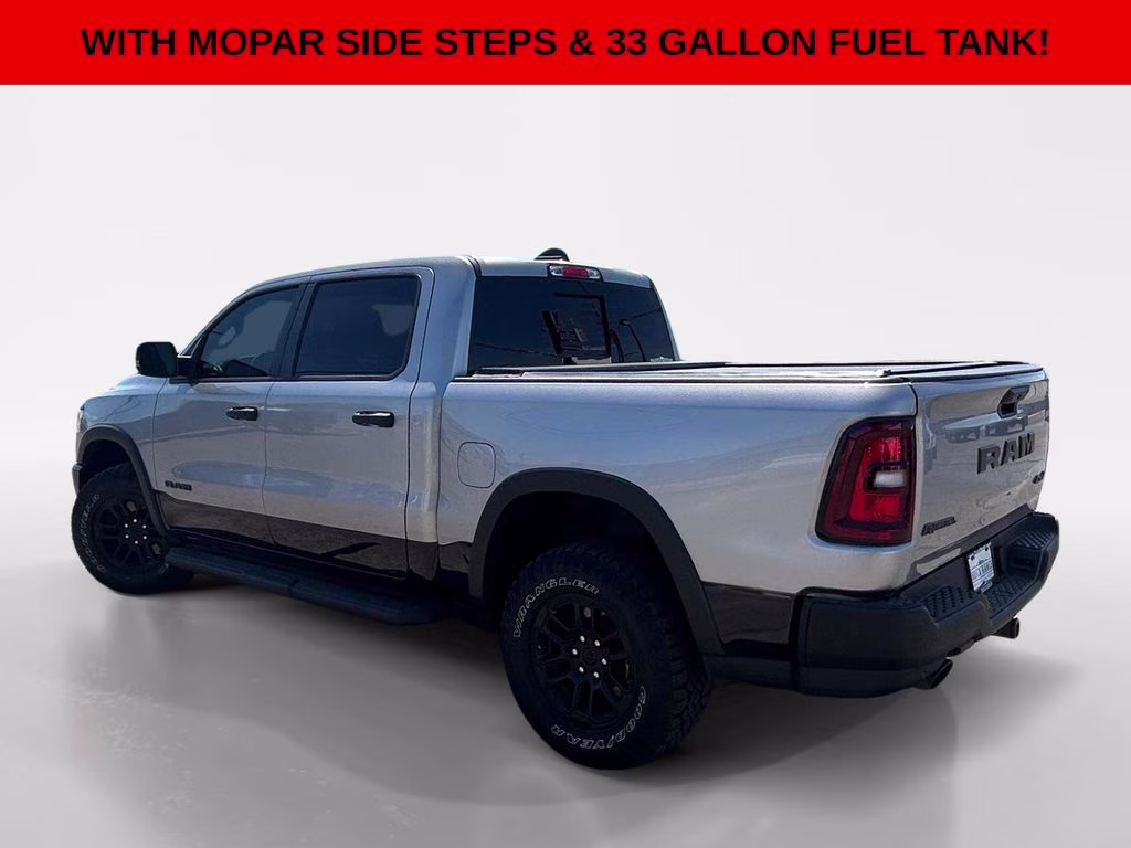 2025 Billet Silver Metallic Clearcoat Ram 1500 Rebel 4X4 Truck