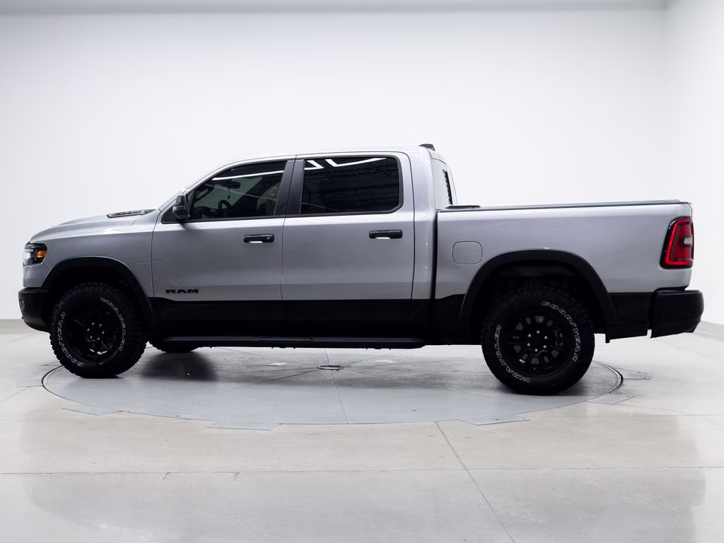 2025 Billet Silver Metallic Clearcoat Ram 1500 Rebel 4X4 Truck