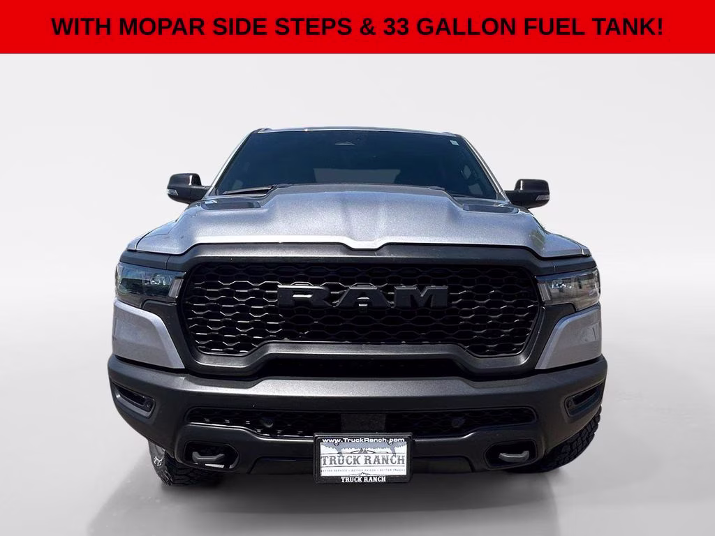 2025 Billet Silver Metallic Clearcoat Ram 1500 Rebel 4X4 Truck