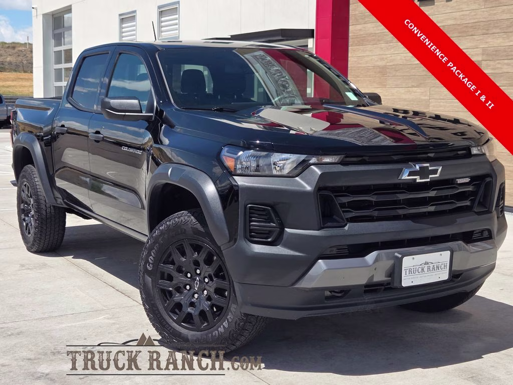 2023 Black Chevrolet Colorado Trail Boss 4X4 Truck