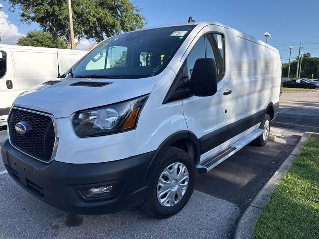 2025 Oxford White Ford Transit Cargo Van RWD Van